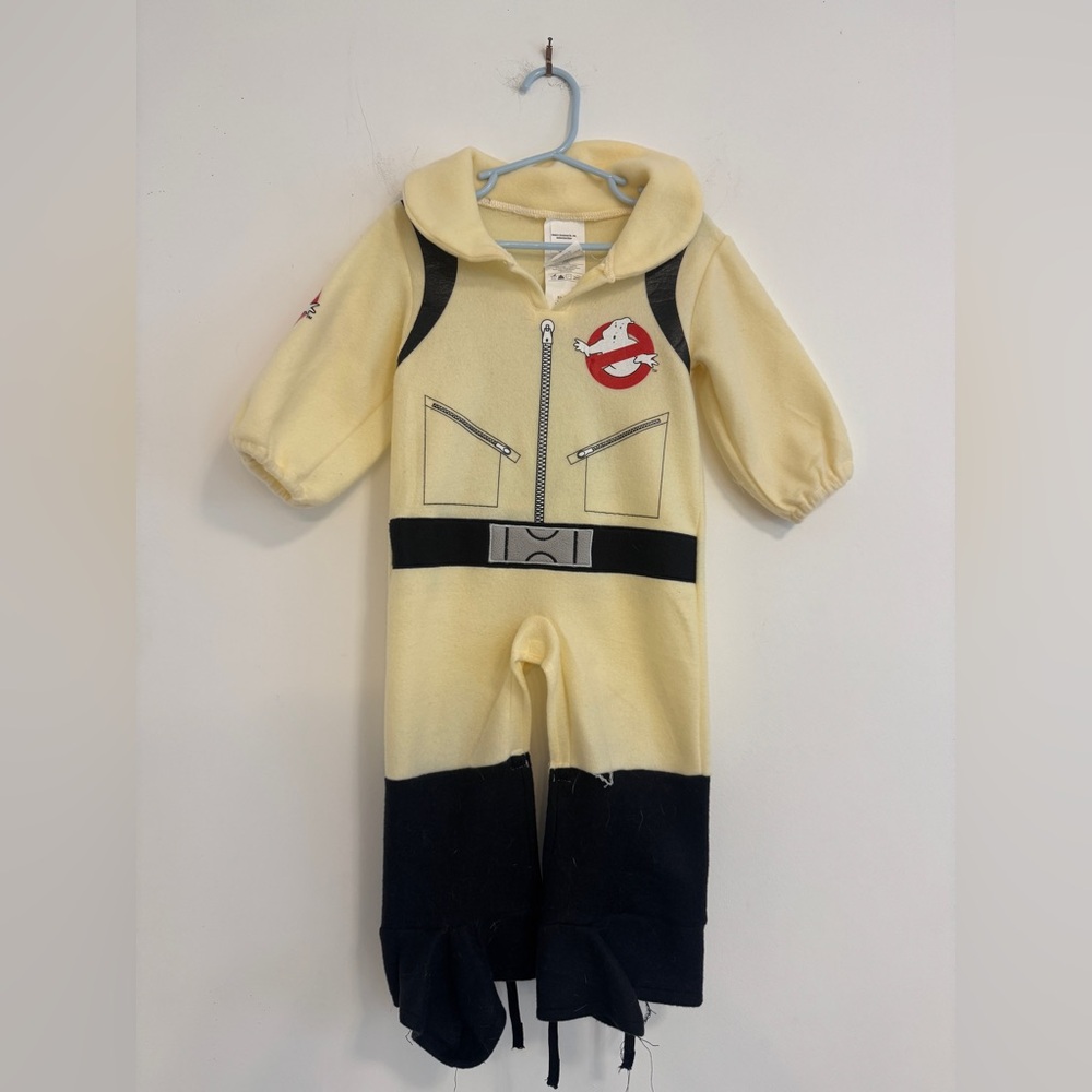 Kids Ghostbusters Costume - Cream and Black